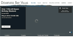Desktop Screenshot of doubtlessbayvillas.co.nz